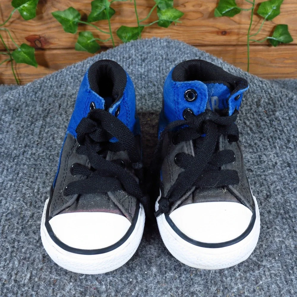 Converse Chuck Taylor All Star Axel Mid Toddler Sneaker‎ 5 Casual Blue Grey